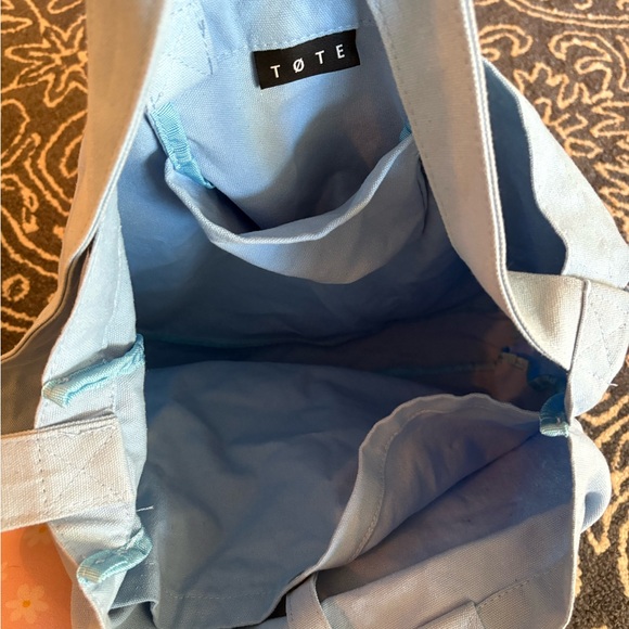 Blue Tote Bag with Strap - Picture 6 of 6